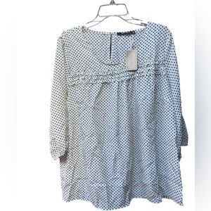 Doe & Rae Polkadot Blouse